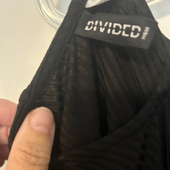 H&M DIVIDED off the shoulder black dress - Picture 5 of 5